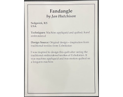 Fandangle by Jan Hutchison - Sign