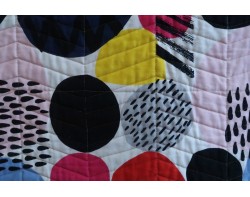 Ode to Gwen JOY Marston by Marge Tucker - Back of Quilt Detail 1