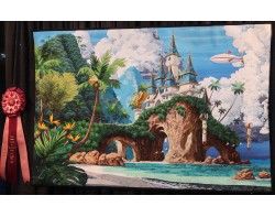 The Arrival by Kestrel Michaud - On Display at Houston International Quilt Festival 2024