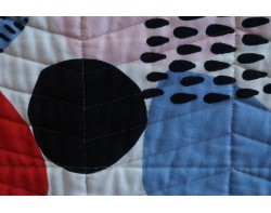 Ode to Gwen JOY Marston by Marge Tucker - Back of Quilt Detail 2