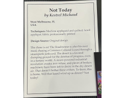 Not Today by Kestrel Michaud - Sign