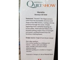 Horatio by Bronwyn Hill - Sign (Photo from the IntoCraft Instagram Page)