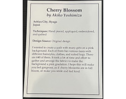 Cherry Blossom by Akiko Yoshimizu - Sign