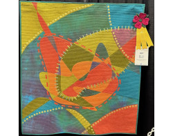 Mix and Mingle by Barbara Oliver Hartman (On Display on the Floor of AQS QuiltWeek Paducah 2024)