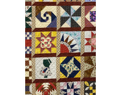 The Lizzy Albright Quilt by Ricky Tims and Friends - Detail (Photo by Ricky Tims from AQS QuiltWeek Paducah 2023)