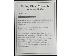 Valley View, Yosemite by Sandra Mollon - Sign