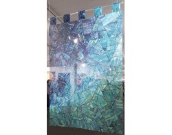 Encounter of Lines and Surfaces Il by Jongkyeong Lee - On Display at Quilt National 2025 (Second View) [Photo from Jongkyeong Lee Instagram]