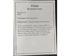 Violet by Susan Green - Sign