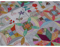 Pick a Petal by Jen Kingwell (The Quilt Show 2024 Block Of the Month) - Angled View