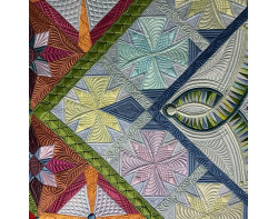 Dreams of a Summer Day by Margaret Solomon Gunn - Detail 3 (Photo from the Road to California Quilters Conference and Showcase Facebook Page)