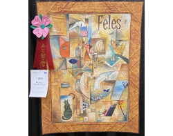 Picatso: The Art Thief by Nikki Hill (Photo by Ricky Tims from AQS QuiltWeek Paducah 2023)