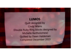 Lumos by Cindy Wiens - Label