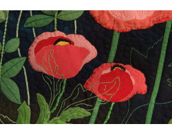 P is for Poppy and Periwinkle by Kathie Kerler - Detail 2 (Photo from kathiekerler.com)