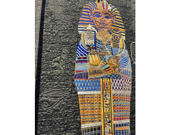Wonderful Things - 100 Years of King Tutankhamun by Sally White Pelikan with Bits Art Quilters - Detail 4