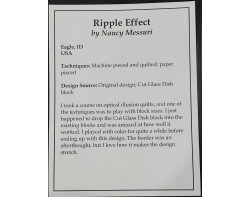 Ripple Effect by Nancy Messuri - Sign