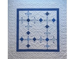 Blue and White Squared