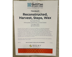 Reconstructed, Harvest, Steps, Wax by Heidi Parkes - Sign