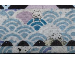 Stitch by Stitch - Japanese Kitties by Susan K. Cleveland - Detail 4