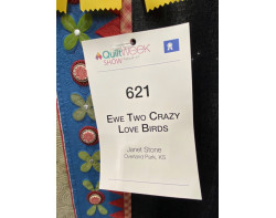 Ewe Two Crazy Love Birds by Janet Stone - Sign