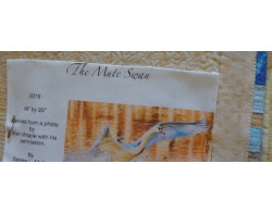 The Mute Swan by Sandra Mollon - Label