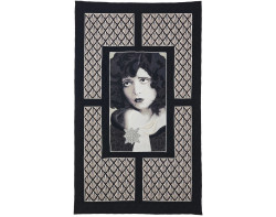 Clara Bow Wearing a Cloak by Jessica Drennan (Photo from The National Quilt Museum Online Catalog)