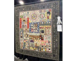 A Story Of The Kokeshi by Megumi Mizuno (Photo by Ricky Tims from AQS QuiltWeek Paducah 2023)
