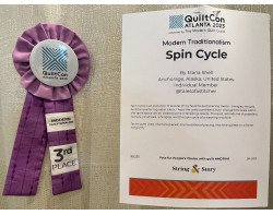 Spin Cycle by Maria Shell - Third Place Modern Traditionalism Ribbon and Sign