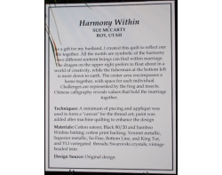 Harmony Within by Sue McCarty - Sign