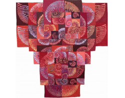 Angels in the Architecture II by Kim Lacy (Photo from Mancuso 2021 Spring Quilt Festival website)