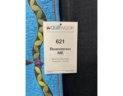 Remembering Me by Simone Steuxner - AQS QuiltWeek Paducah 2025 Sign