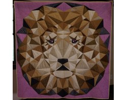 The Jungle Abstractions: The Lion Quilt