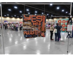Yes More Please! by Heidi Parkes, Additionally Pieced and Quilted by Zak Foster - Viewed from a Distance