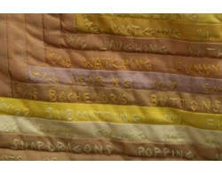 Jordan Year (Quilt of Golden Delights) by Jordan Year (Quilt of Golden Delights) by Laura Hartrich - Detail 7