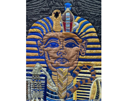 Wonderful Things - 100 Years of King Tutankhamun by Sally White Pelikan with Bits Art Quilters - Detail 2