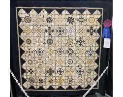 I Aint Afraid To Appliqué by Donna Daniel (Photo by Ricky Tims from AQS QuiltWeek Paducah 2023)
