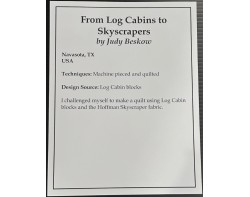 From Log Cabins to Skyscrapers by Judy Beskow - Sign