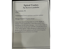 Spiral Vortex by Karen Lambdin - Sign