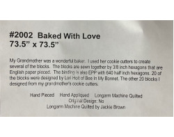 Baked With Love by Linda Neal - Sign
