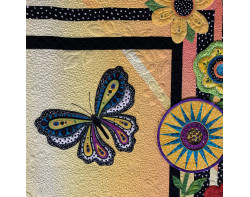 Really Wild Flowers! Fourth Season by Sharon Schlotzhauer - Detail 3 (Photo from Road to California Quilters Conference and Showcase Facebook Page)