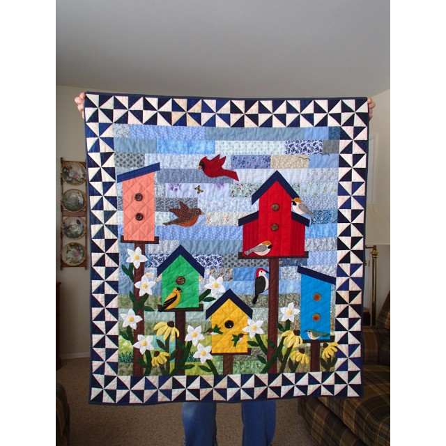 My Birdhouse Quilt