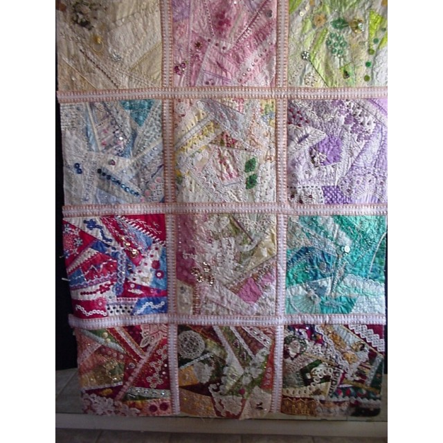 Crazy Quilt from block of the month class