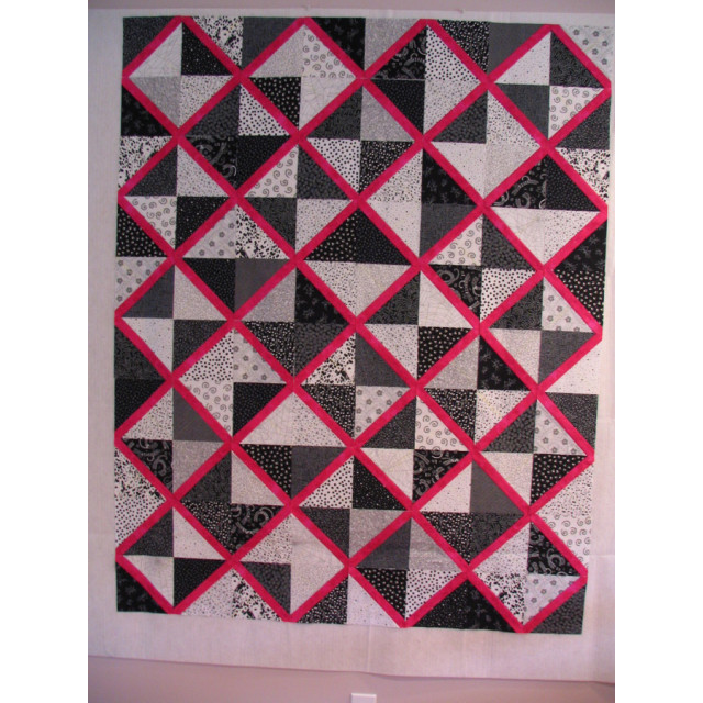 Black, White, and Fuschia All Over