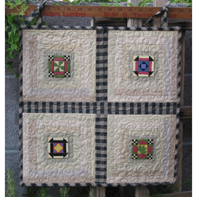 Log Cabin, two