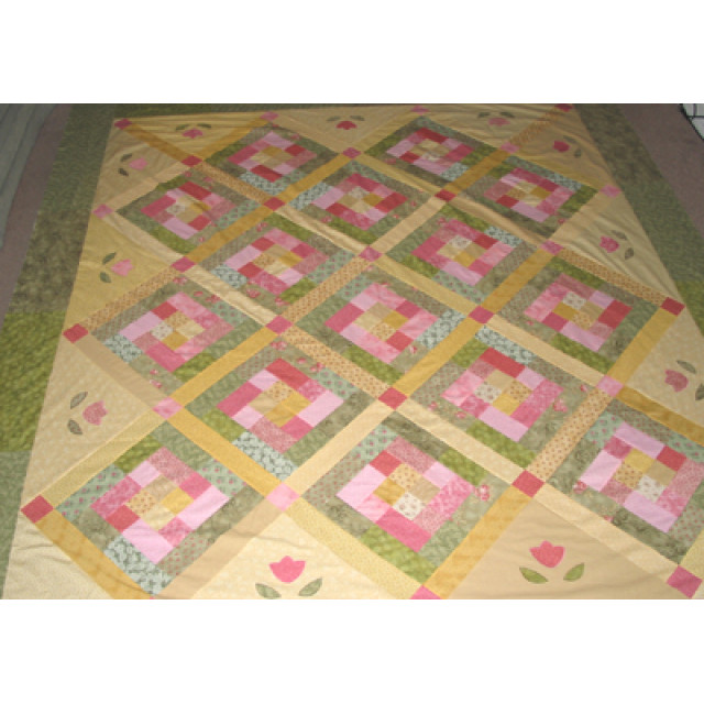 Log Cabin Flowers