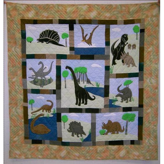 If Wishes Came True Dinosaur Quilt