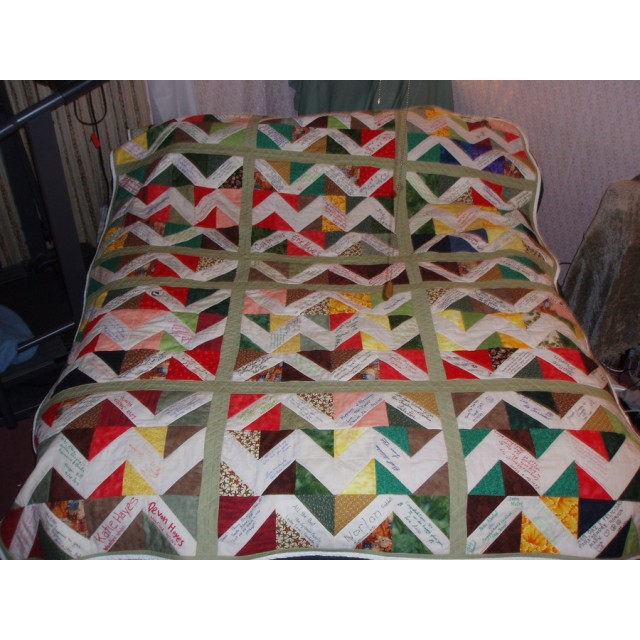 Jen & Steve's wedding quilt