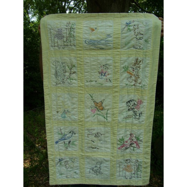 Terry's baby quilt 1961