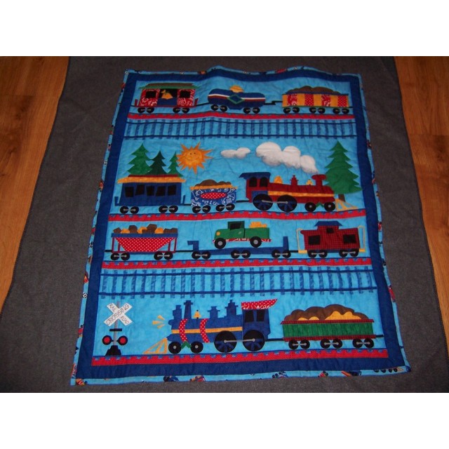 Train quilt