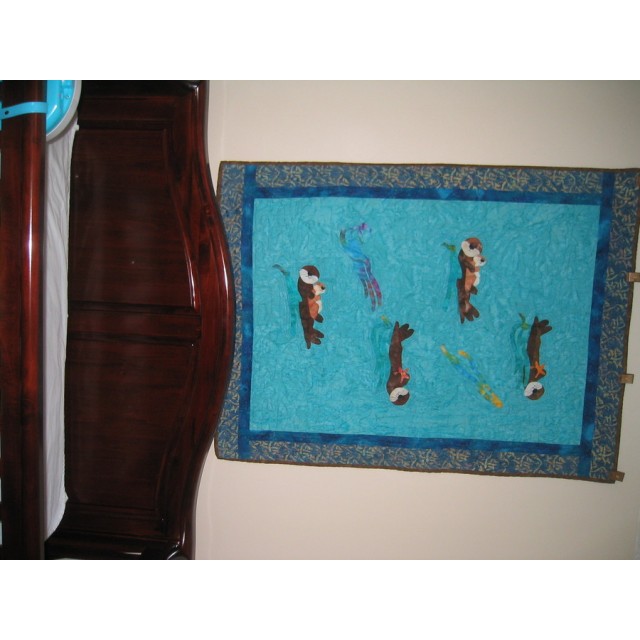 Sea Otter Baby Quilt