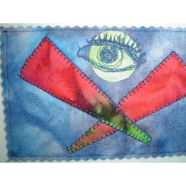 Eye of God Postcard Quilt
